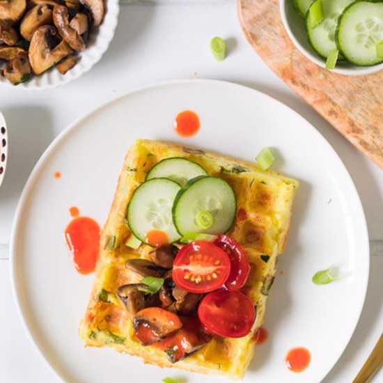 Savory Potato Waffles 