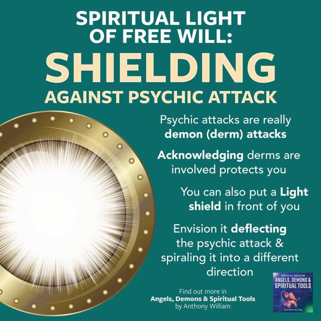 Spiritual Light Of Free Will - Shielding Against Psychic Attack