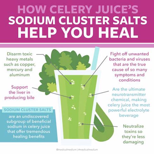 Håndbog basketball Genoplive Medical Medium: How Celery Juice's Sodium Cluster Salts Help You Heal