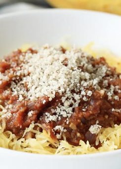 Spaghetti Squash “Bolognese” 