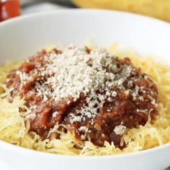 Spaghetti Squash “Bolognese” 