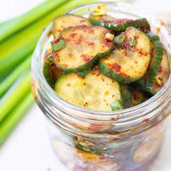 Spicy Cucumber Chips