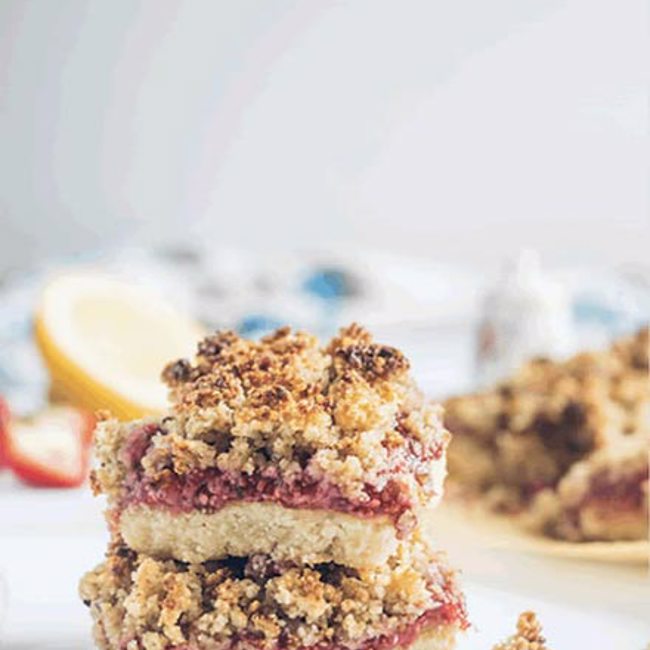 Strawberry Lemon Bars 