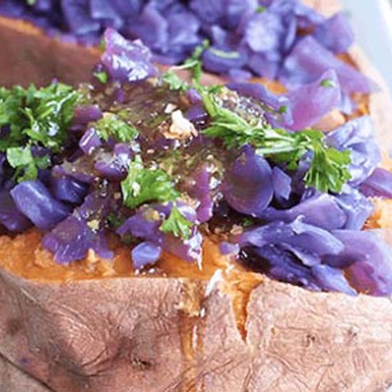 Sweet Potatoes with Cabbage