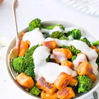 Sweet Potato Gnocchi With Broccoli Rabe