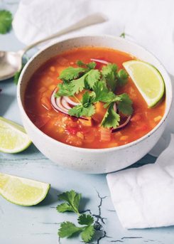 Sweet Potato Tortilla Soup