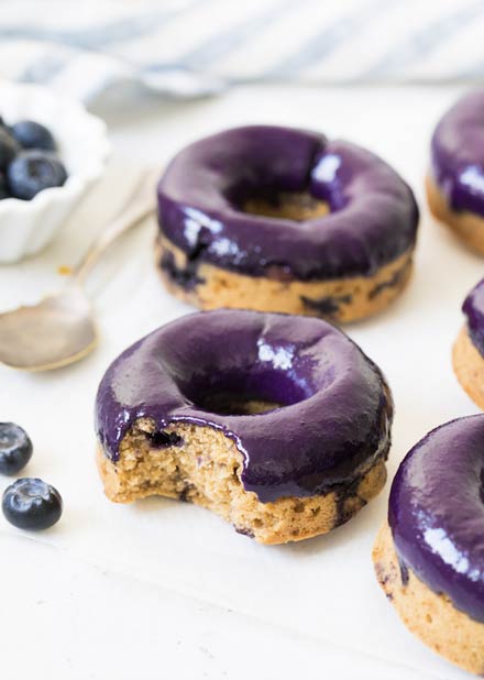 Wild Blueberry Donuts
