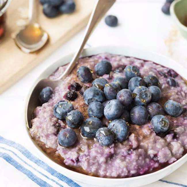 Wild Blueberry Porridge