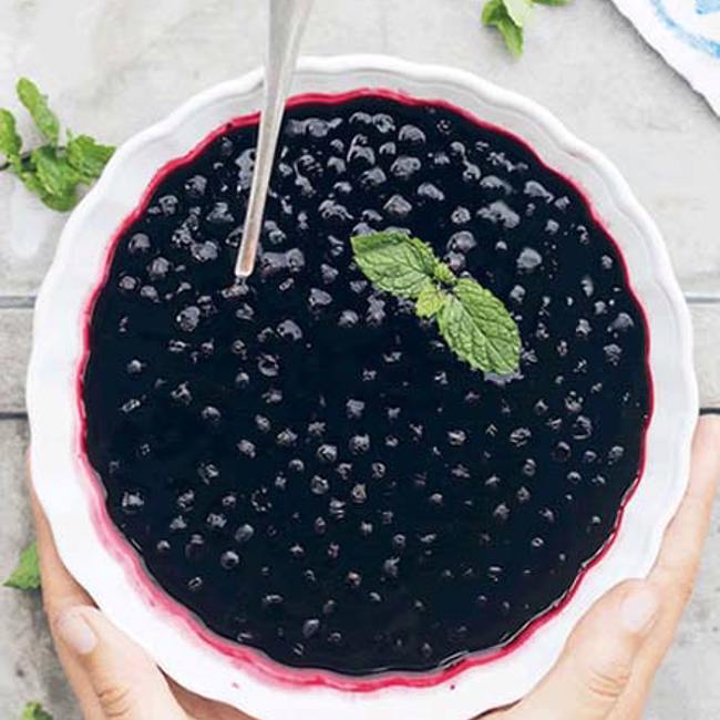 Wild Blueberry Soup 