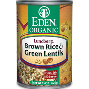 Organic Brown Rice & Green Lentils