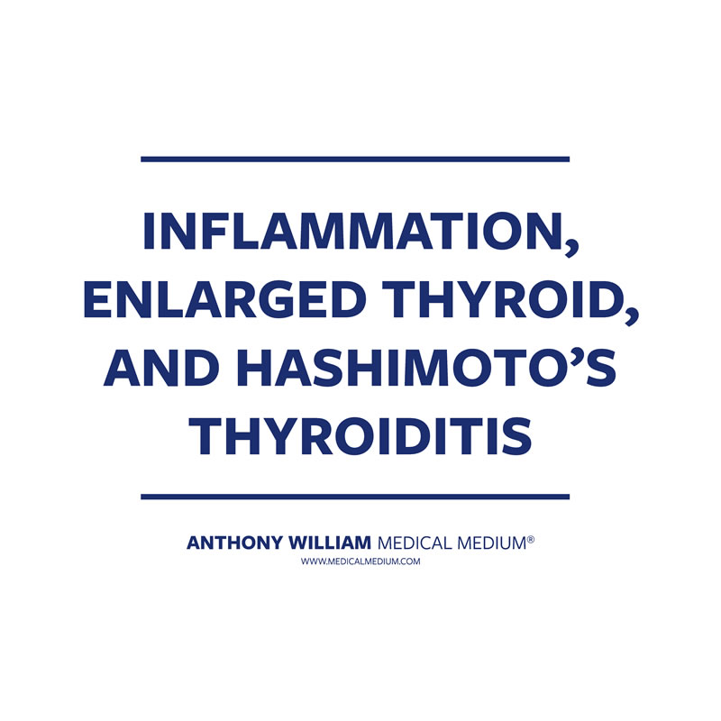Inflammation, Enlarged Thyroid, and Hashimoto’s Thyroiditis